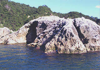 汐吹き岩